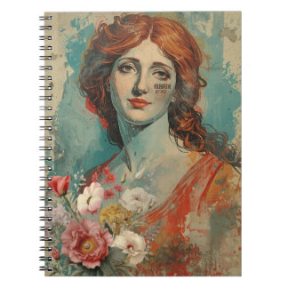 Espiral Vênus + Renascimento Sandro Botticelli Caderno