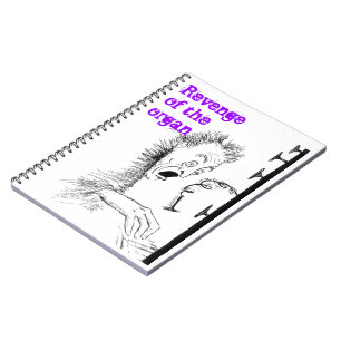 Espiral Vingança do caderno do órgão