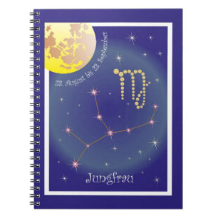 Espiral Virgem 23. agosto até 23. setembro caderno