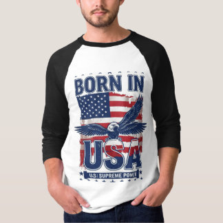 Espírito Americano: Nascer na Camisa T do Orgulho 