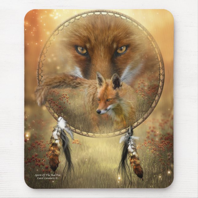 Espírito da arte Mousepad do Fox vermelho (Frente)
