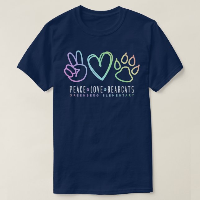Espírito da Escola de Amor de Paz, Camiseta Inspir (Frente do Design)