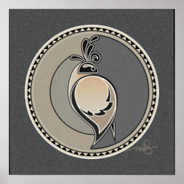 Espírito Da Poster De Fundo Da cinza De Quail