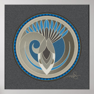 Espírito Da Poster De Fundo Da Cobra Da Sky