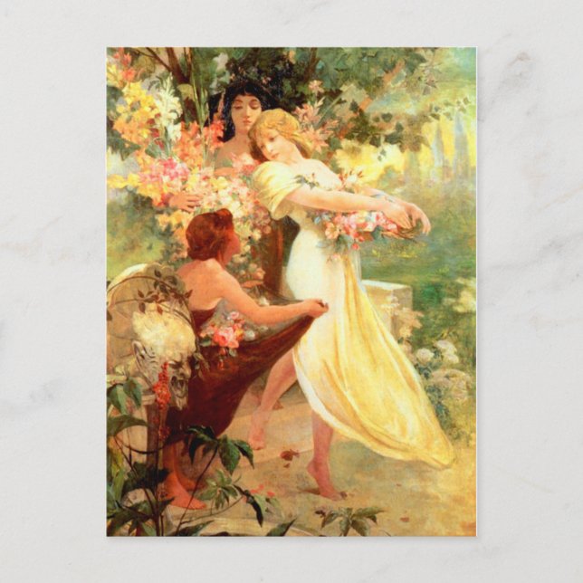 Espírito da primavera - Cartão postal (Frente)