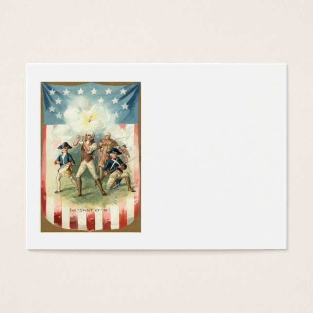 Espírito de Bandeira dos EUA de 76 Soldier Drummer (Frente)
