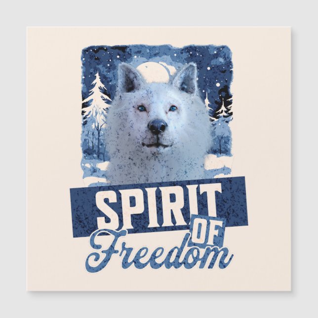 Espírito de Lobo Ártico de Liberdade (Frente)