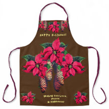 Espírito de Natal Poinsettia Decorativa Pinha