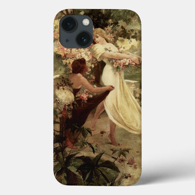 Espírito De Primavera por Alphonse Mucha (Verso)