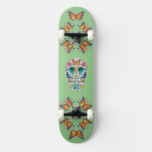 Espírito de skate e borboletas