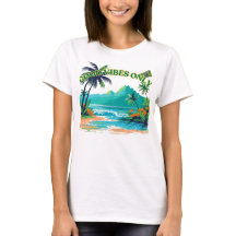 espírito de verão na sua camiseta