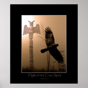 ESPÍRITO do CORVO & poster da arte de pólo de