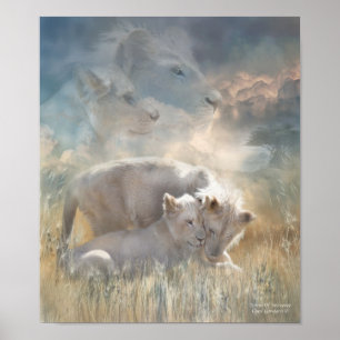 Espírito do poster da arte da inocência