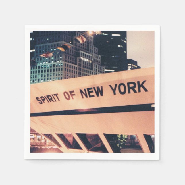 Espírito dos guardanapos de Nova Iorque! (Frente)