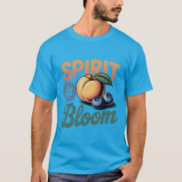 Espírito em Camisa Retro de Aroma de Pêssego Bloqu