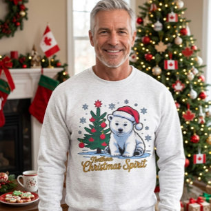 Espírito Natalino do Norte & Suéter de Natal Canad
