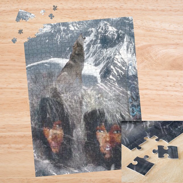 Espírito Nativo no Alasca, Quebra-cabeça de 16" x  (Native Spirit in Alaska 16" x 20" Puzzle)
