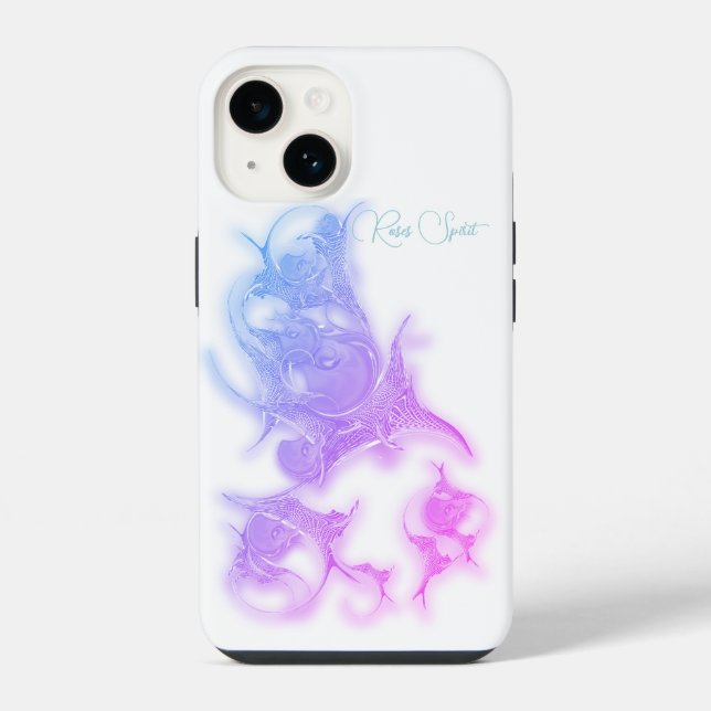 "Espírito Rosa", Caso Apple iPhone 14 (Verso)