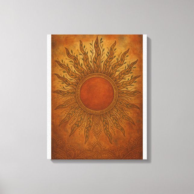 Espírito Sun-Kissed - Arte de Muro de Canvas Sun-B (Frente)
