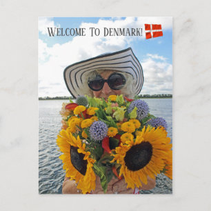 Esplêndido Cartão Postal de Boas-Vindas à Dinamarc