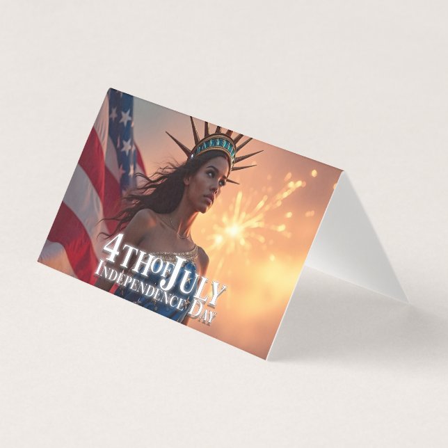 Esplêndido Design de 4 de julho - Fireworks & Free (Frente)