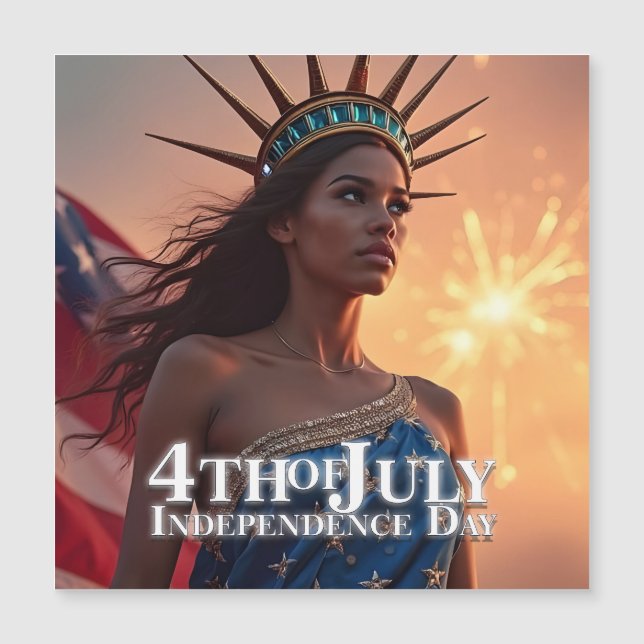 Esplêndido Design de 4 de Julho - Fogos de Artifíc (Frente)
