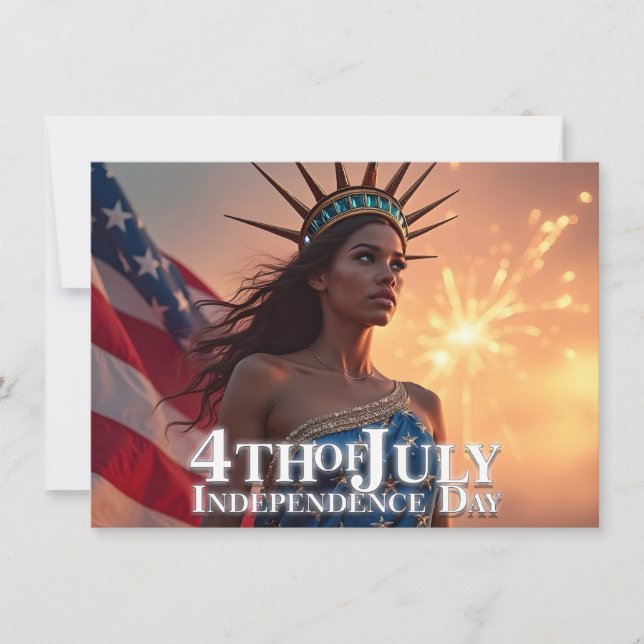Esplêndido Design de 4 de Julho - Fogos de Artifíc (Frente)