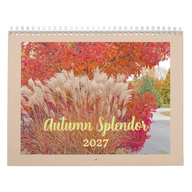 "ESPLENDOR DE OUTONO" CALENDÁRIO 12 MESES 2027 (Capa)