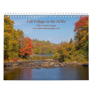 Esplendor de Outono nas Adirondacks Calendário 202