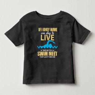 Esporte engraçado da camisa da natação do Tshir