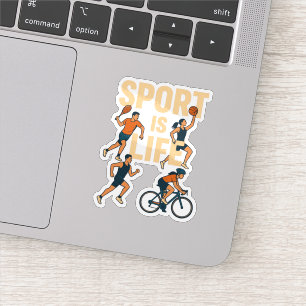 Esporte são a vida - Laptop portátil adesivo