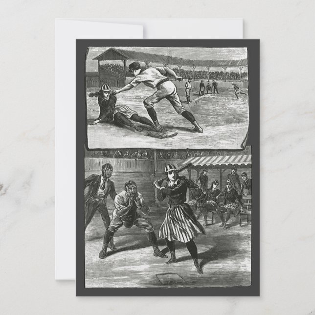 Esportes Antigos, Times de Beisebol Feminino Vitor (Frente)