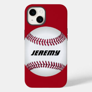 esportes de beisebol adicionam seu texto vermelho