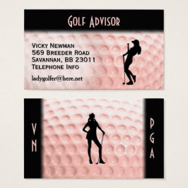 Esportes de Golfe Rosa Duplos
