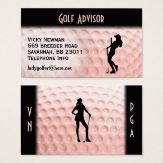 Esportes de Golfe Rosa Duplos