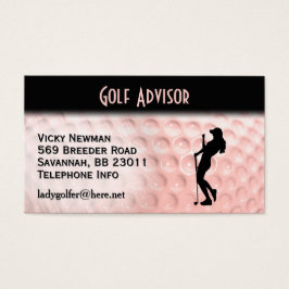 Esportes de Golfe Rosa Duplos