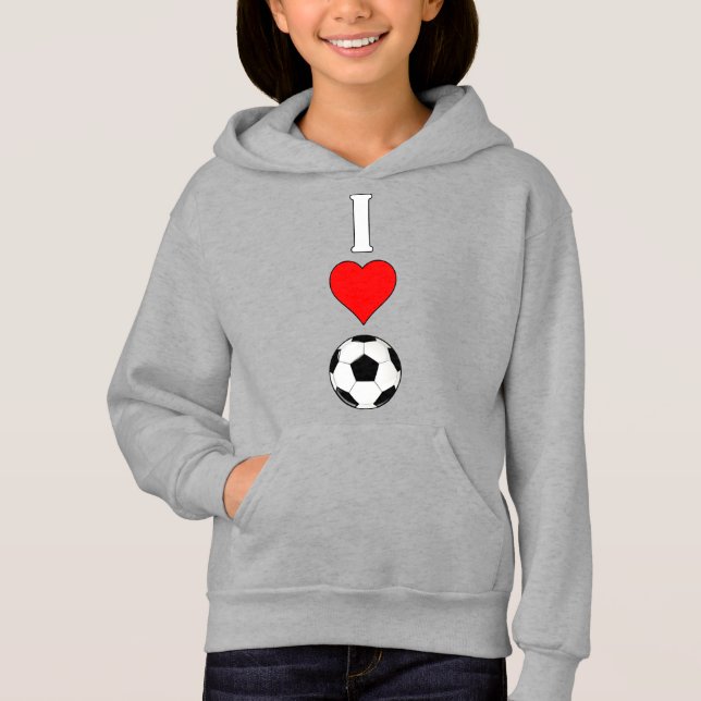 Esportes de I Love/Heart Soccer - Vertical Bonita (Frente)