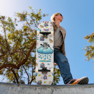 Esportes De Skate Meninas Cachorro Do Rato Peixe A