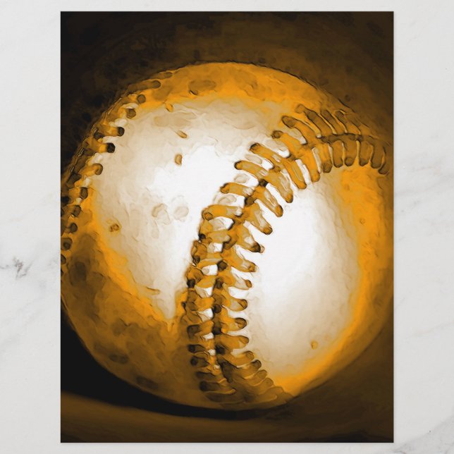 Esportes dos EUA - Folhetos de Baseball (Frente)