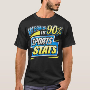 Esportes Engraçados Esportivos Camisas Cérebro A