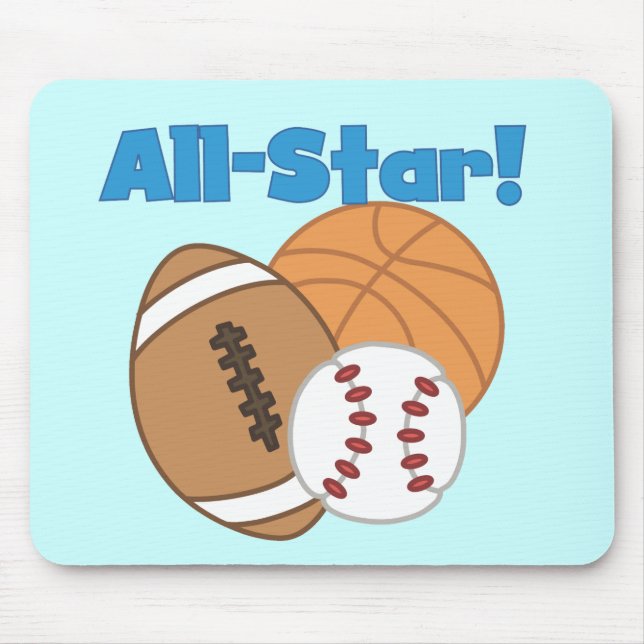 Esportes Mousepad de All Star (Frente)