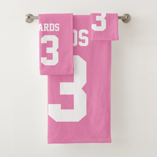 Esportes Numerados Com O Conjunto De Toalhas De Ba (Insitu)