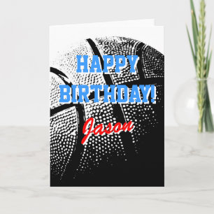 Esportes personalizados do basquetebol do cartão