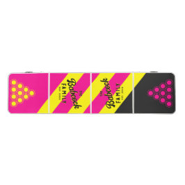 Esportes Retro Sun Glow Strips Nome da Família e A