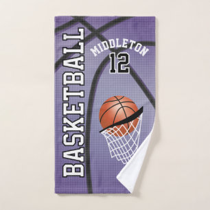Esportes Roxos - Toalha de Mão Personalizada