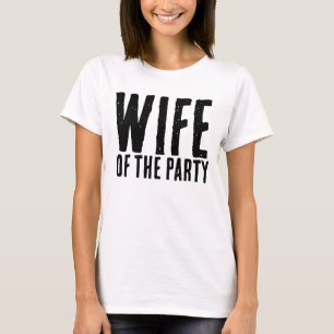 ESPOSA DA FESTA CASAMENTO BRIDE T-SHIRTS CAMISETAS
