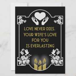 Esposa de Mensagens de Condolências