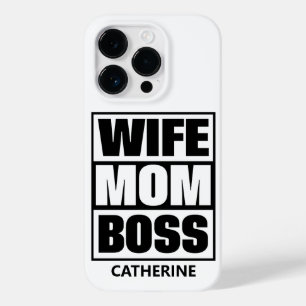 Esposa de Nome Personalizado - Mãe - Chefe