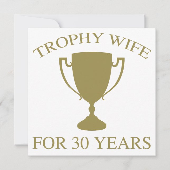 Esposa De Troféu Por 30 Anos (Frente)
