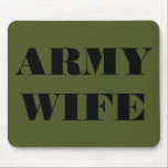 Esposa do Exército Mousepad<br><div class="desc">Esposa do Exército Mousepad</div>